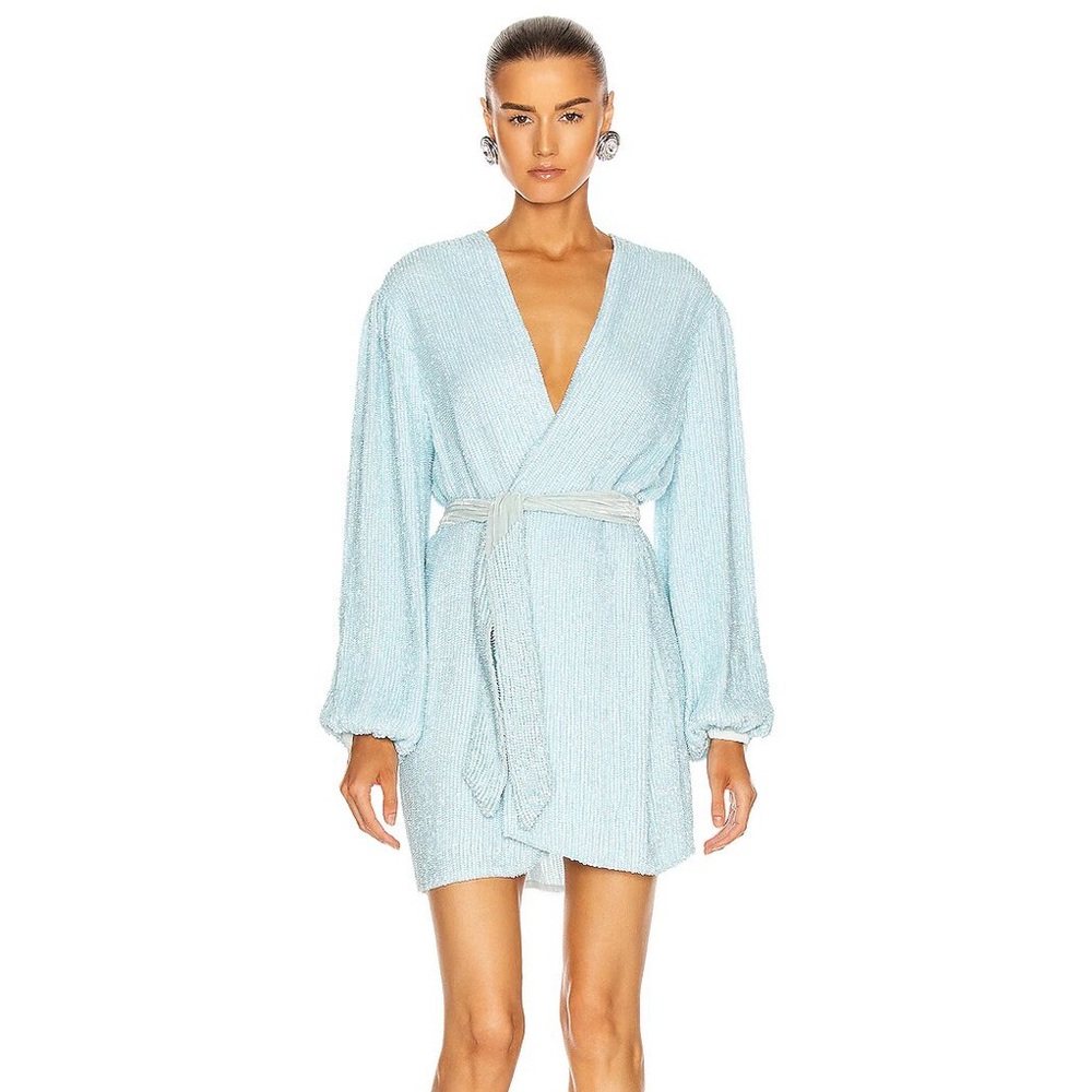 Retrofete - Gabrielle Robe Dress - Baby Blue